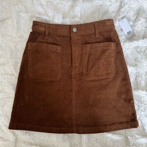 Corduroy Mini Skirt NWT